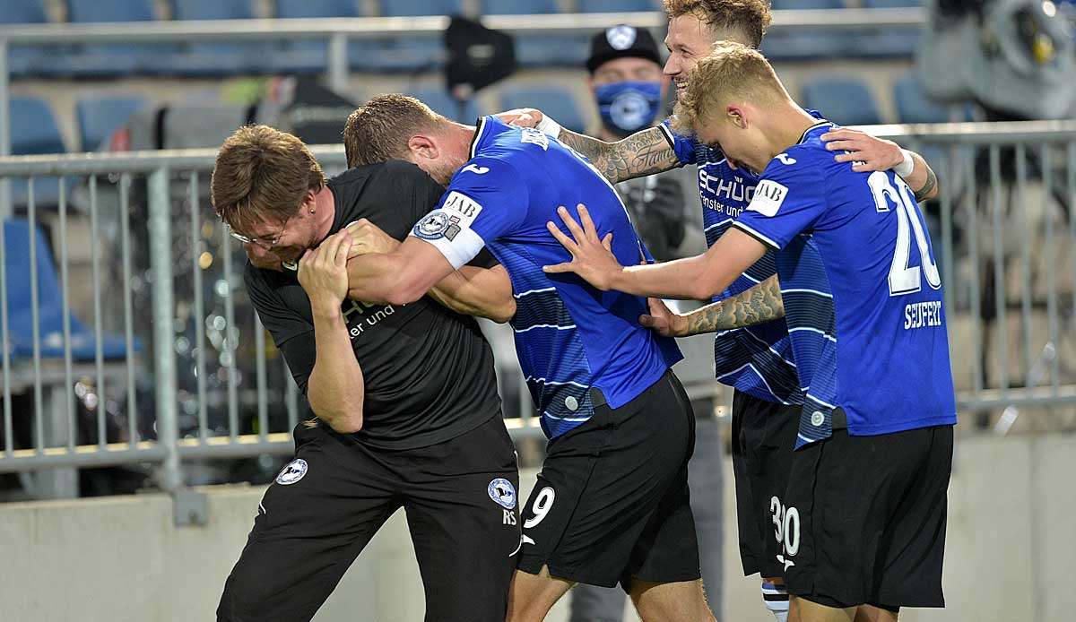 Nach 1999 zum zweiten Mal Meister der 2. Bundesliga: Arminia Bielefeld.