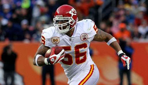 Derrick Johnson trug 74-mal das Trikot der Chiefs 