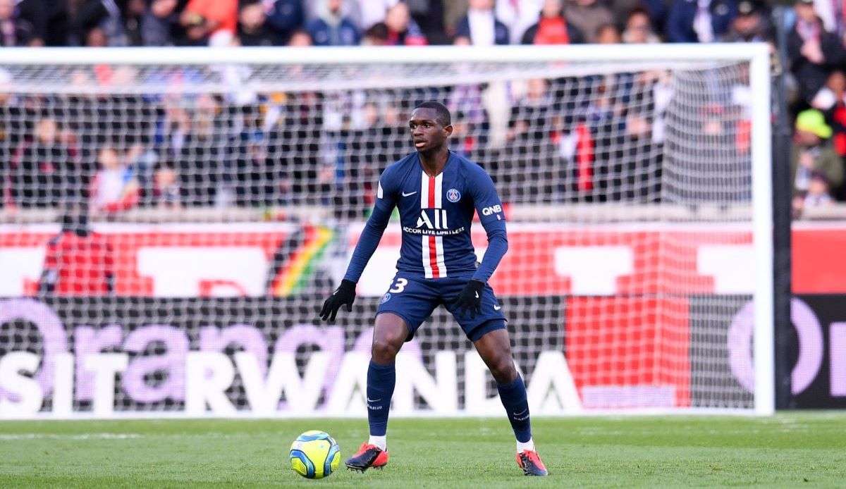 Wechselt demnächst ablösefrei zum FC Bayern München: Tanguy Kouassi von Paris Saint-Germain