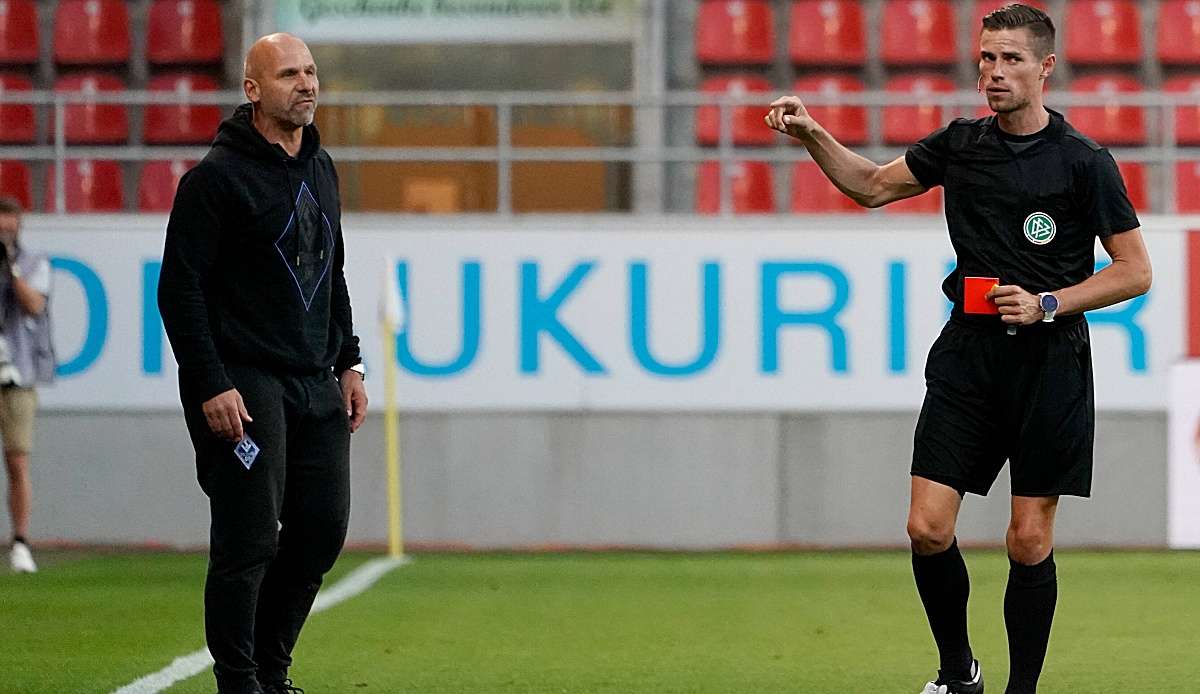 Bernhard Trares wurde gegen Ingolstadt auf die Tribüne geschickt.