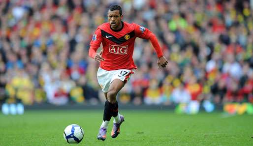 Nani wechselte 2007 von Sporting Lissabon zu Manchester United