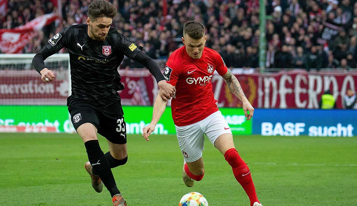 Der Hallescher FC empfängt den 1. FC Kaiserslautern.