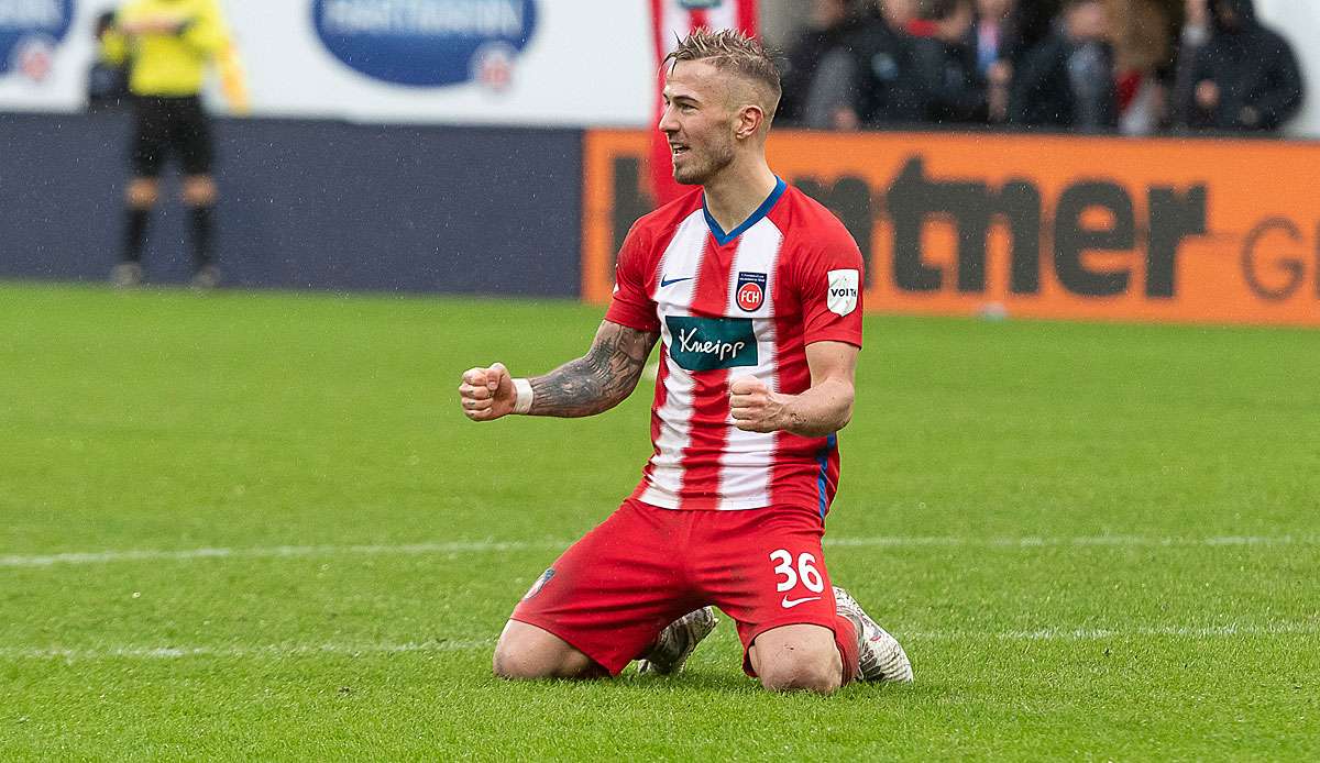 Niklas Dorsch spielte in der Jugend für den FC Bayern, mittlerweile ist er Schlüsselspieler in Heidenheim.