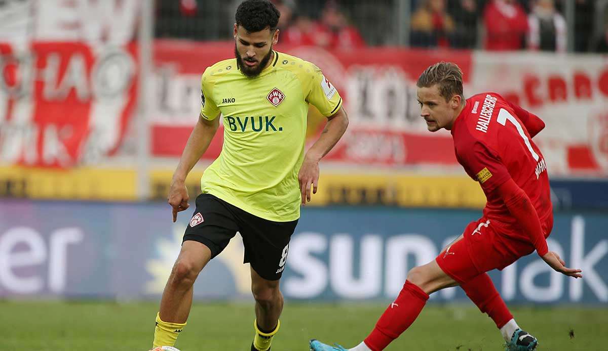 Am 38. Spieltag der 3. Liga treffen die Würzburger Kickers auf den Hallescher FC