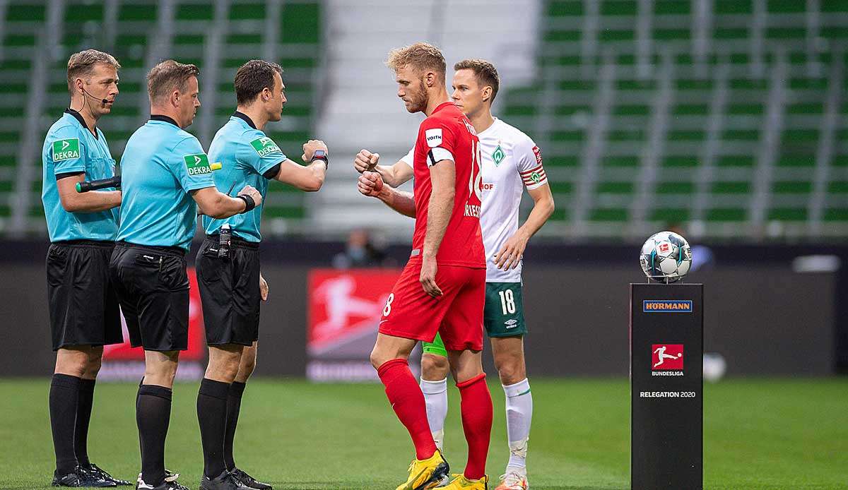 Noch alles offen im Rückspiel zwischen dem 1. FC Heidenheim und Werder Bremen