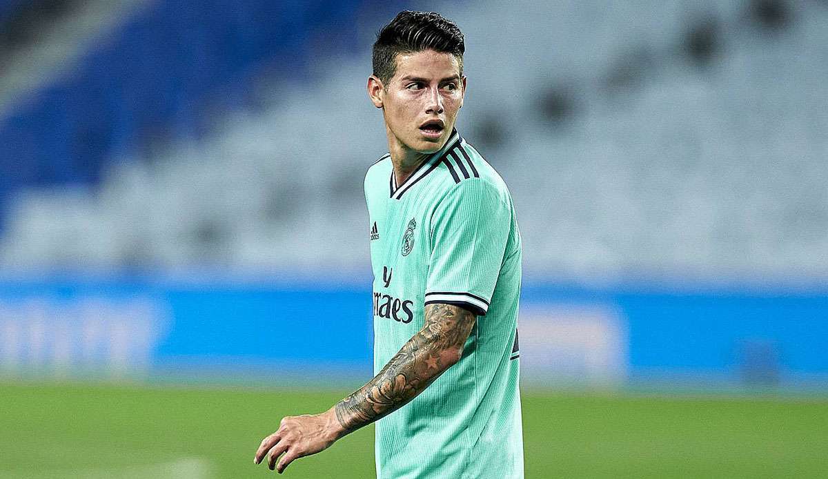 James Rodriguez ist bei Real Madrid auf dem Abstellgleis.