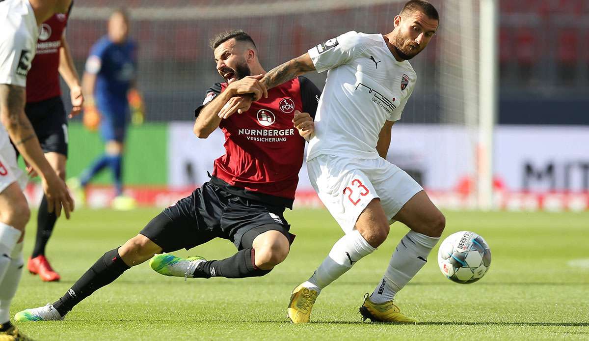 Der 1. FC Nürnberg und der FC Ingolstadt trafen in dieser Saison im DFB-Pokal aufeinander.