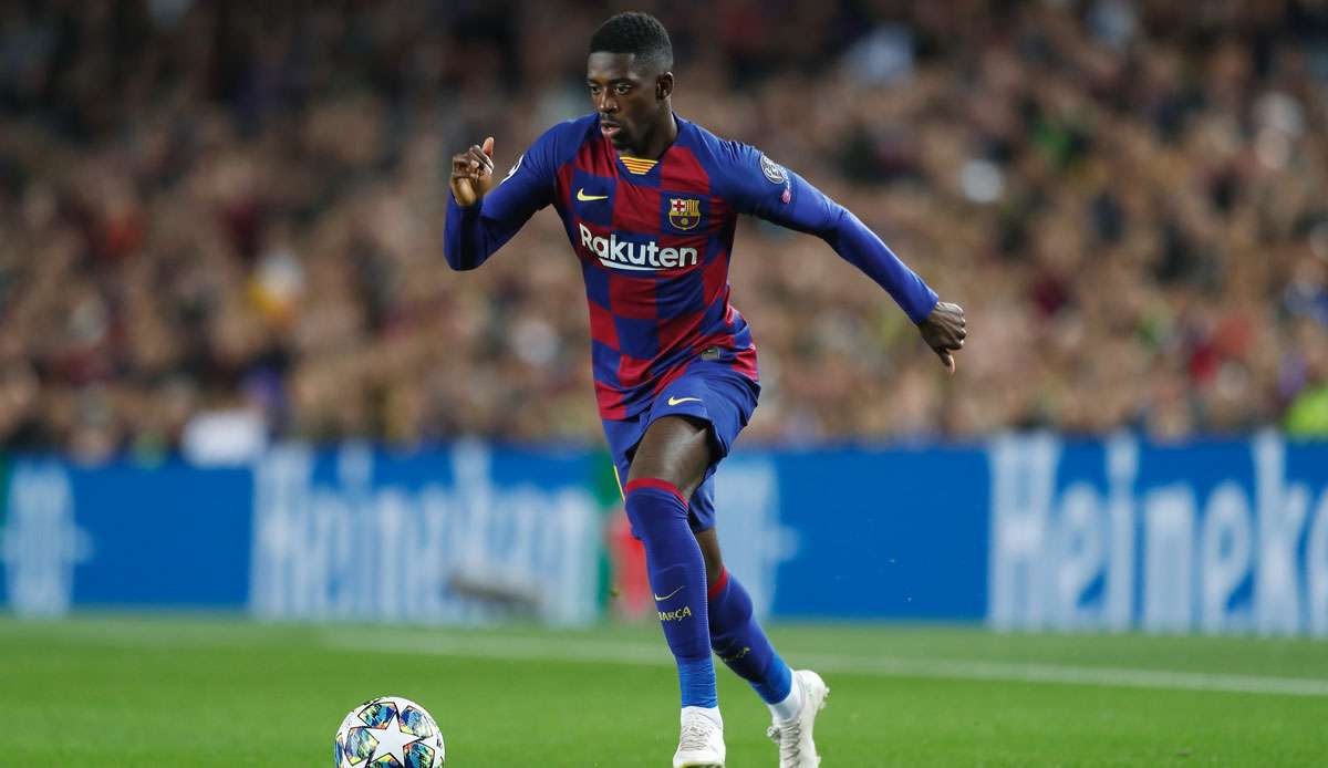 Ousmane Dembele kommt bei Barca kaum zum Zug.