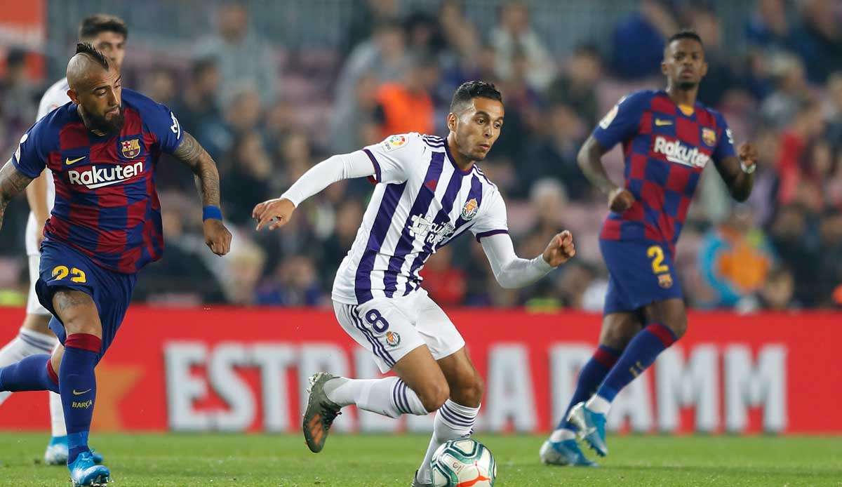 Der FC Barcelona gewann das Hinspiel gegen Valladolid mit 5:1.