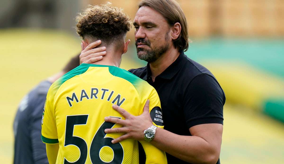 Daniel Farke ist mit Norwich City abgstiegen.