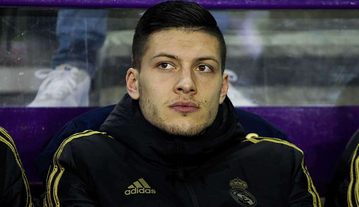 Seine Zukunft bei Real Madrid ist bereits nach fast einem halben Jahr mehr als Ungewiss: Frankfurts Ex-Bomber Luka Jovic.