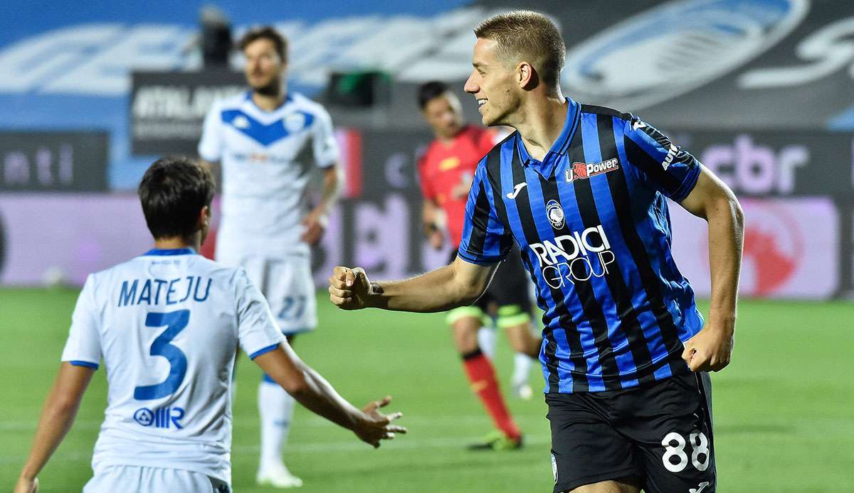 Atalanta Bergamo springt vorerst auf Platz zwei in der Serie A.