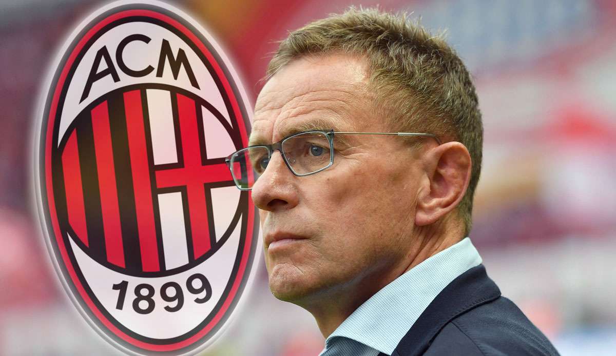 Ralf Rangnick könnte bald die AC Milan leiten.