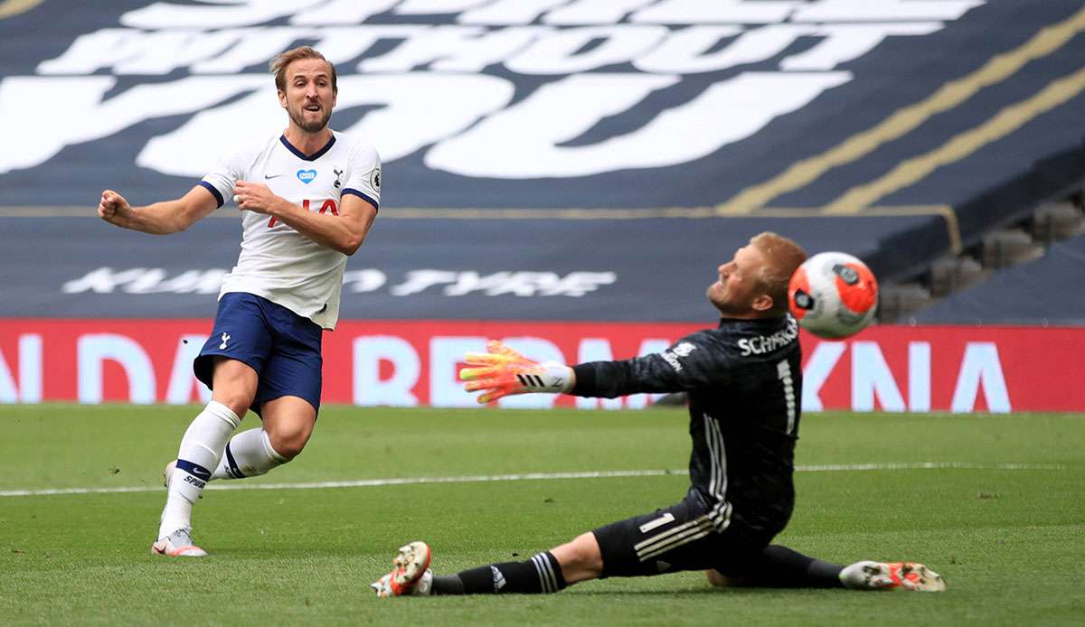 Harry Kane traf gegen kein anderes Premier-League-Team so häufig wie gegen Leicester.