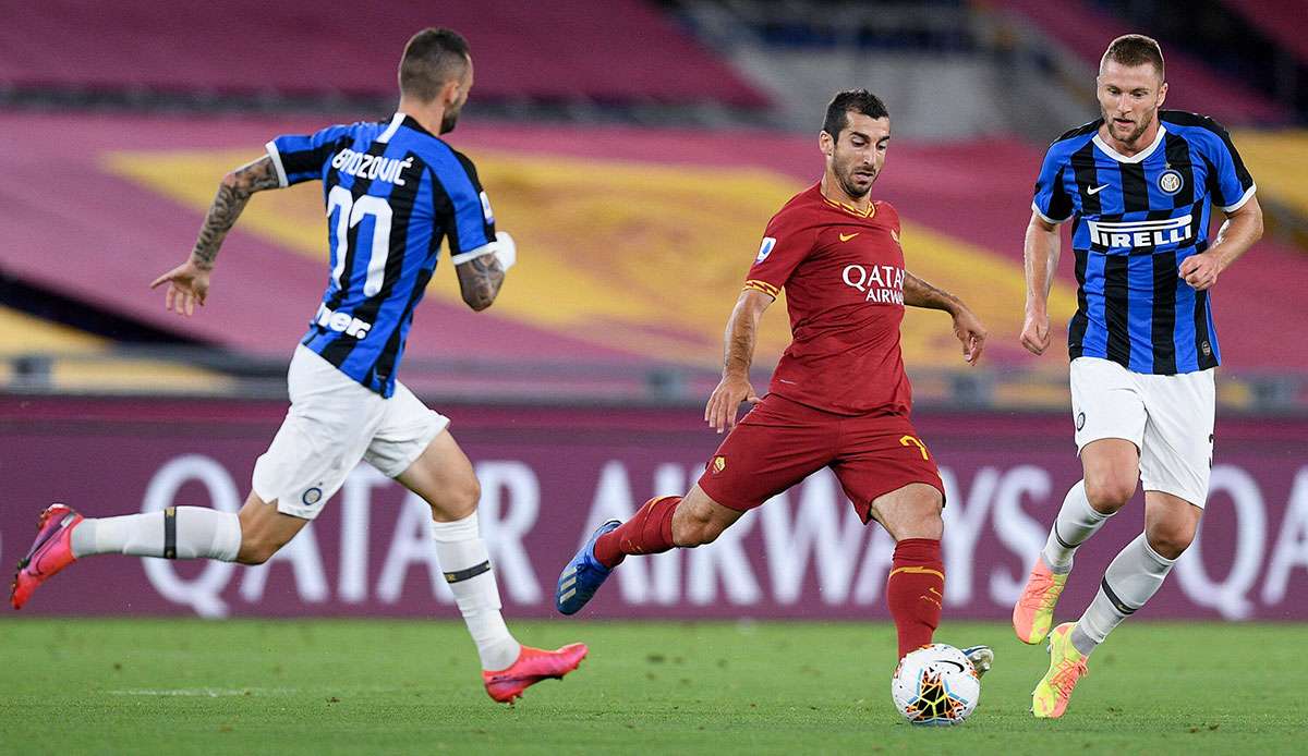 Henrikh Mkhitaryan erzielte das zwischenzeitliche 2:1 für die Roma.