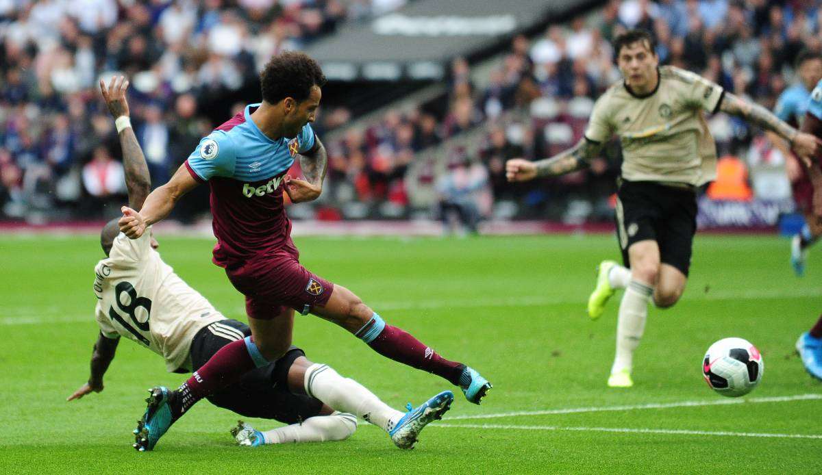 Manchester United verlor das Hinspiel bei West Ham mit 0:2.