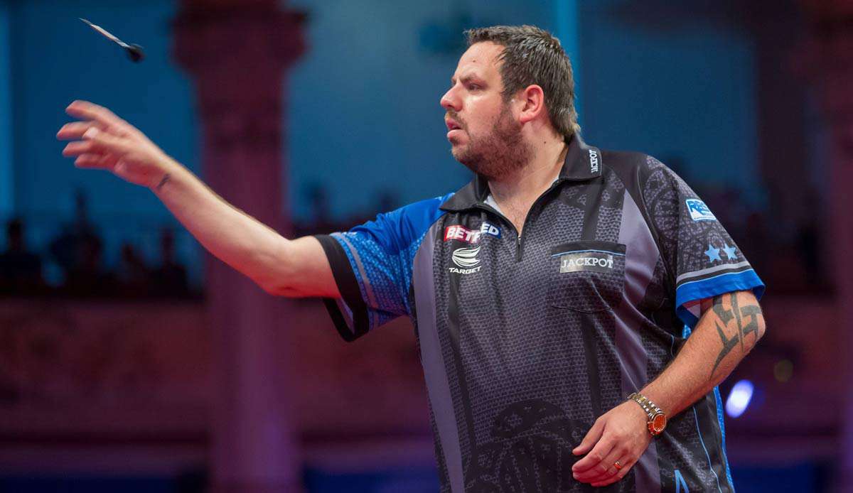 Adrian Lewis ist einer der verbliebenen Favoriten beim World Matchplay.