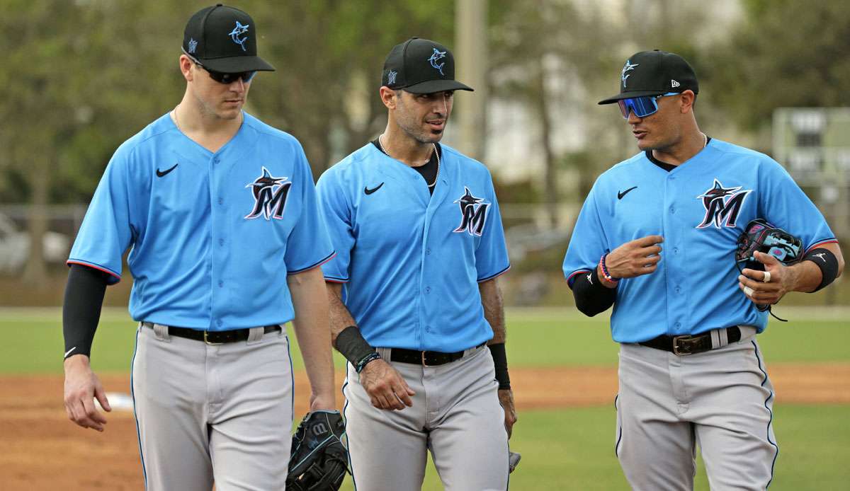 Die Miami Marlins haben es mit einem Corona-Ausbruch innerhalb des Teams zu tun.