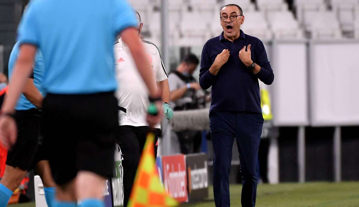 Maurizio Sarri wechselte erst im Sommer 2019 vom FC Chelsea zu Juventus Turin.