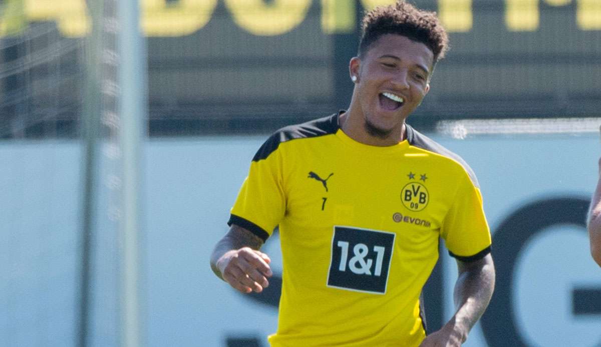 Jadon Sancho würde wohl gern zu Manchester United wechseln.