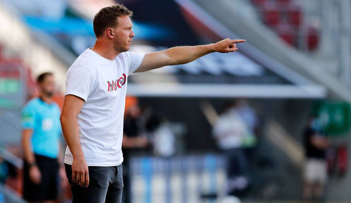 Julian Nagelsmann tritt mit RB Leipzig gegen Atletico Madrid an.