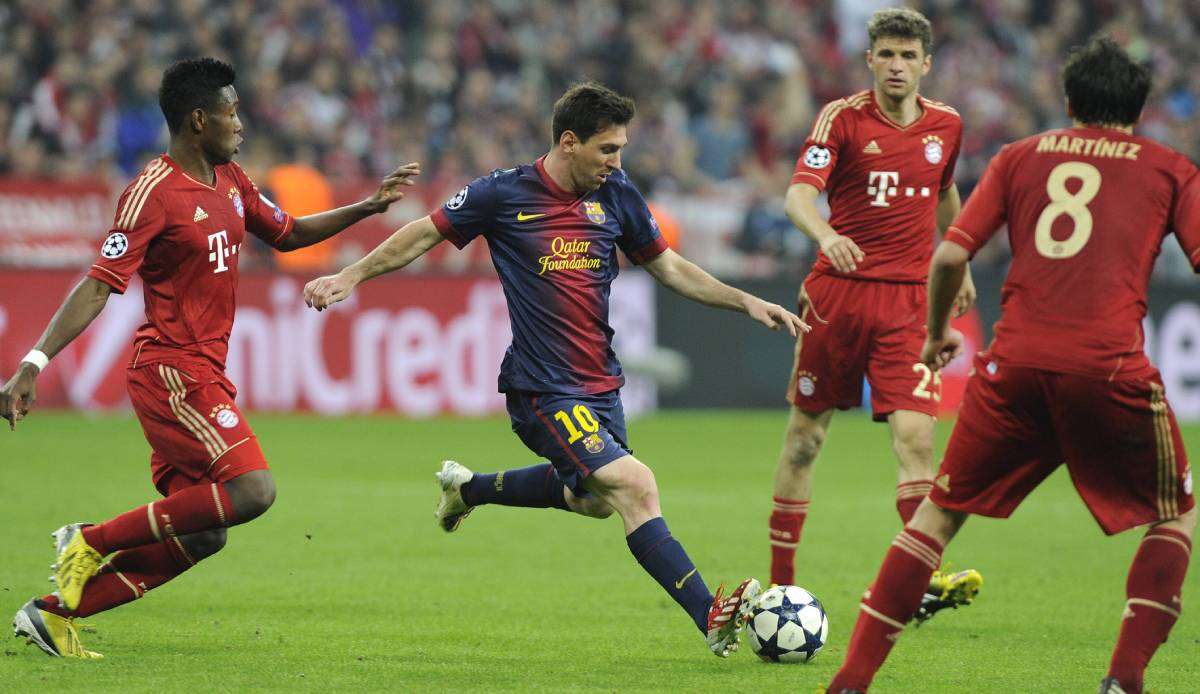 Der FC Bayern schaltete auf dem Weg zum Titel 2013 im Halbfinale den FC Barcelona aus.