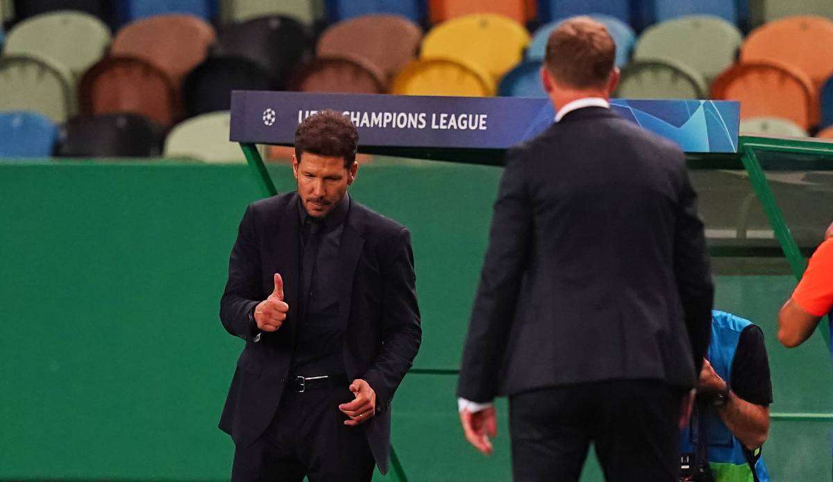 Julian Nagelsmann und Diego Simeone gerieten wohl aneinander.