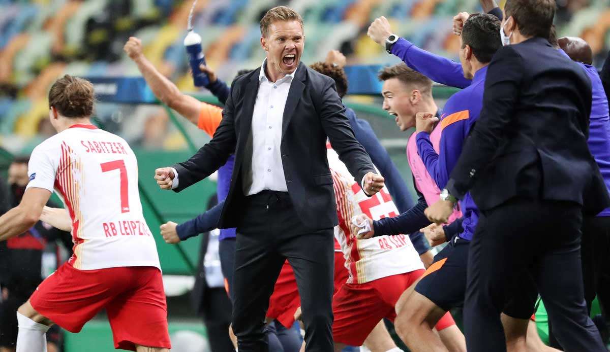 Julian Nagelsmann zog mit RB Leipzig ins Champions-League-Halbfinale ein.