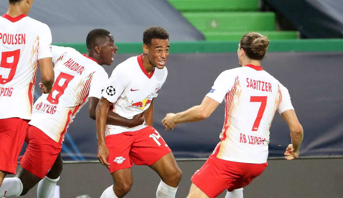 RB Leipzig schlug Atletico Madrid im Viertelfinale mit 2:1.