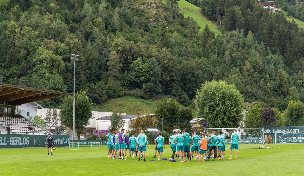 Die Bremer befinden sich derzeit im Trainingslager in Zell am Ziller.