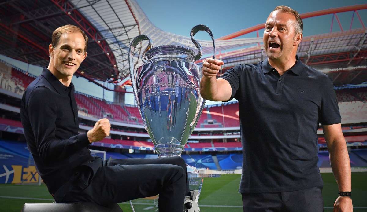 Im Finale stehen sich die beiden deutschen Trainer Thomas Tuchel und Hansi Flick gegenüber.