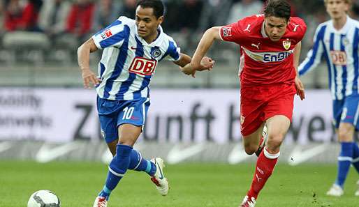 Raffael (l.) wechselte 2008 vom FC Zürich zur Hertha
