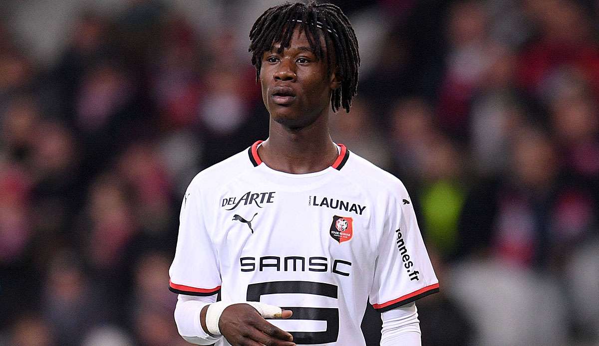 Eduardo Camavinga steht bis 2022 bei Stade Rennes unter Vertrag.