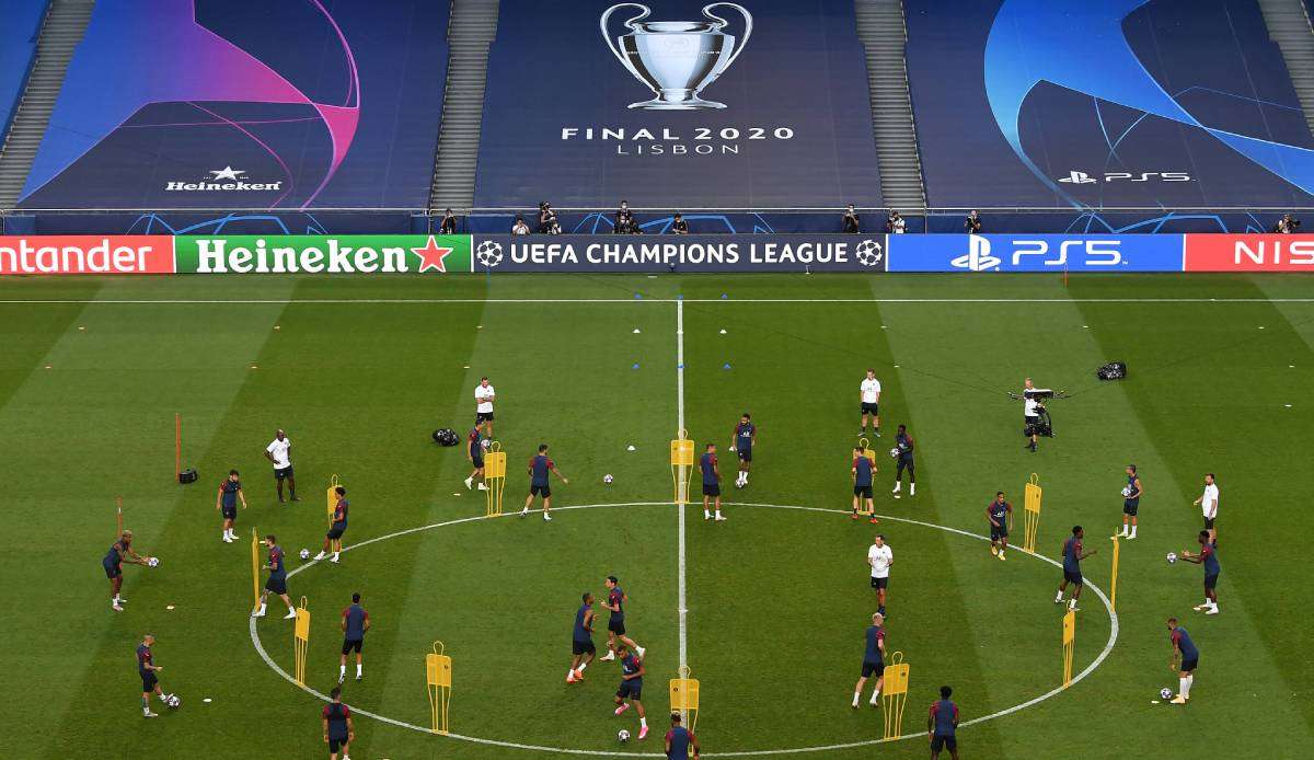 PSG ist bereit für das Endspiel des Champions-League-Finalturniers in Lissabon.