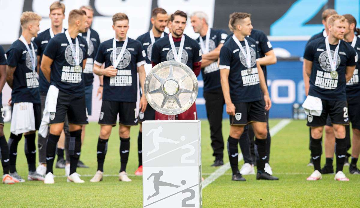 In der vergangenen Saison gewann Arminia Bielefeld die 2. Bundesliga.