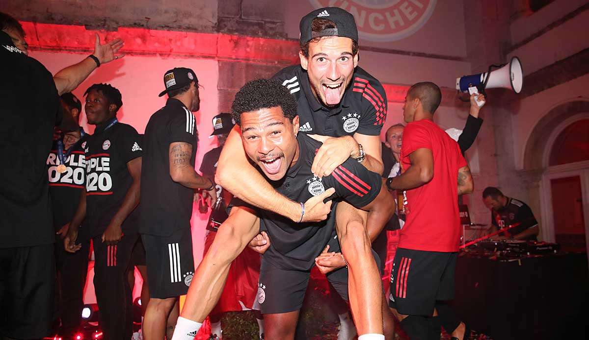 Allen Grund zur Freude: Serge Gnabry, Leon Goretzka und die anderen Bayern-Stars beschertem dem Klub mit dem Champions-League-Sieg eine Rekordprämie.
