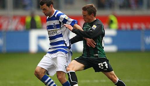 Kristoffer Andersen (l.) wechselte 2009 vom VfR Aalen zum MSV Duisburg