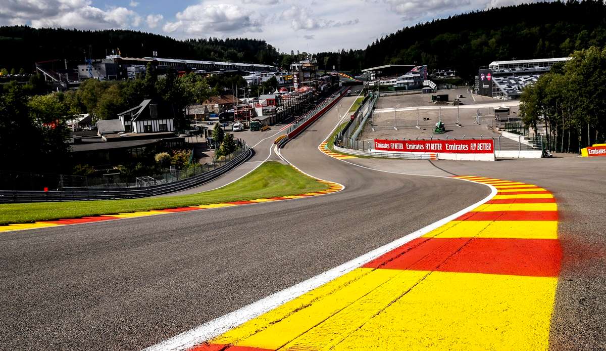 Die legendäre Eau Rouge.