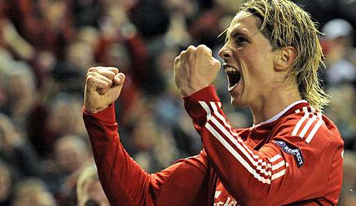 Fernando Torres war mit zwei Toren der Matchwinner Liverpools gegen Benfica