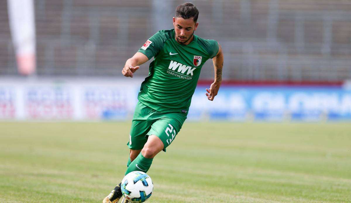 Marco Richter trifft mit dem FC Augsburg auf Jahn Regensburg.