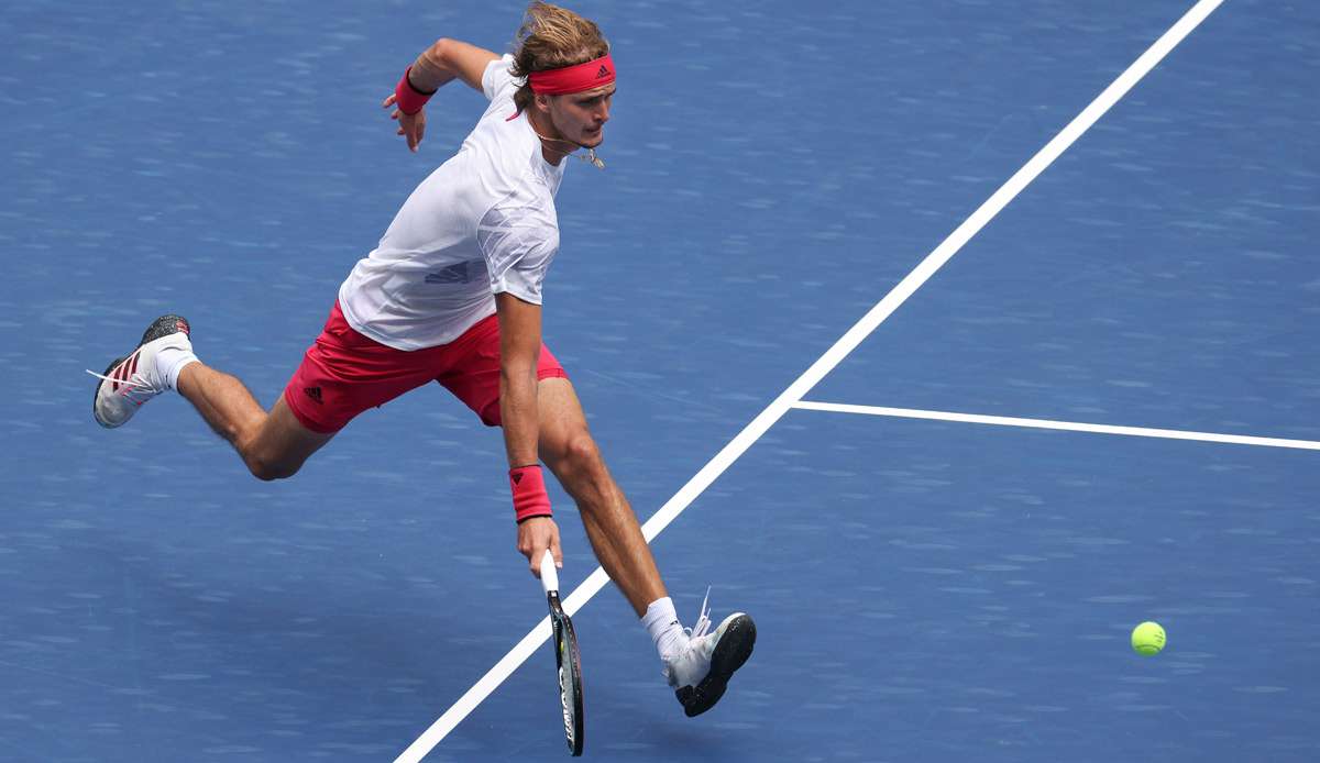 Alexander Zverev steht bei den US Open in Flushing Meadows erstmals im Viertelfinale.