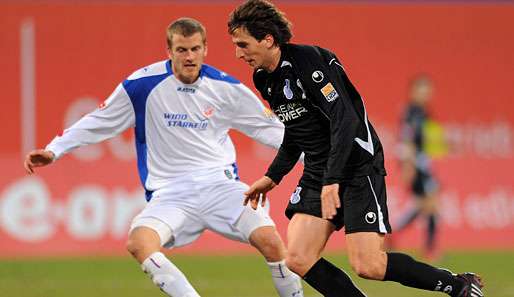 Ivica Grlic (r.) hat mit dem MSV Duisburg 6 Punkte Rückstand auf den Tabellendritten Augsburg