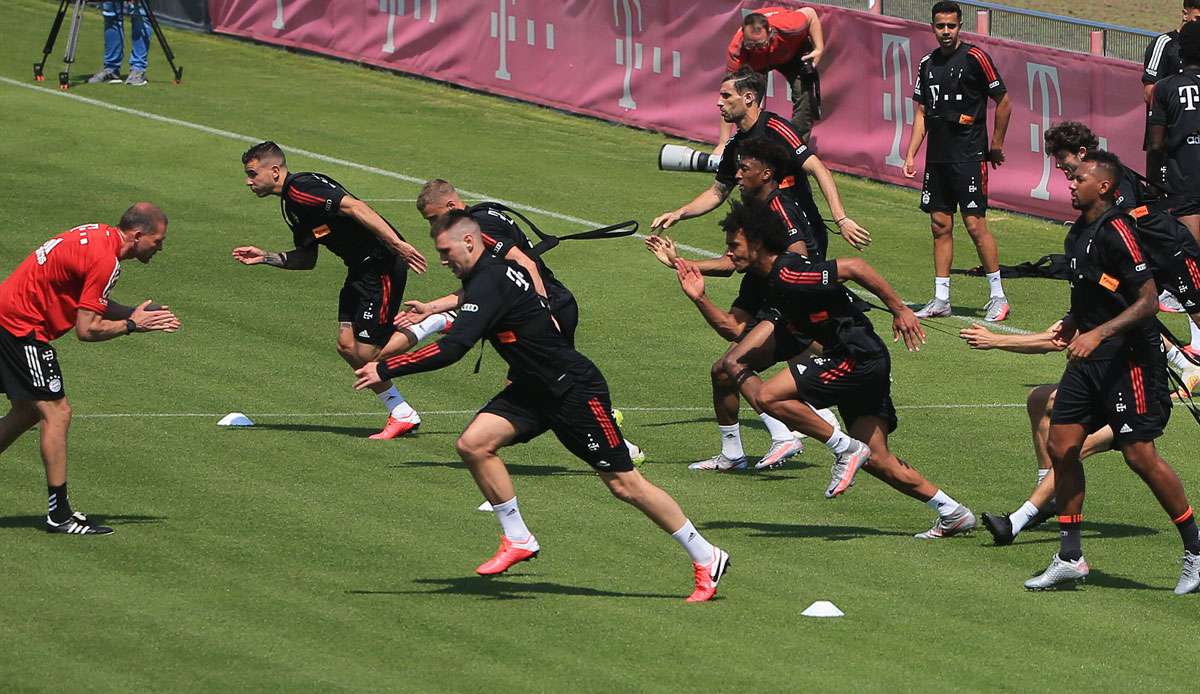 Kämpfen um einen Stammplatz im nächsten Jahr: Lucas Hernandez (l.), Niklas Süle (v.l.) und Jerome Boateng (r.).