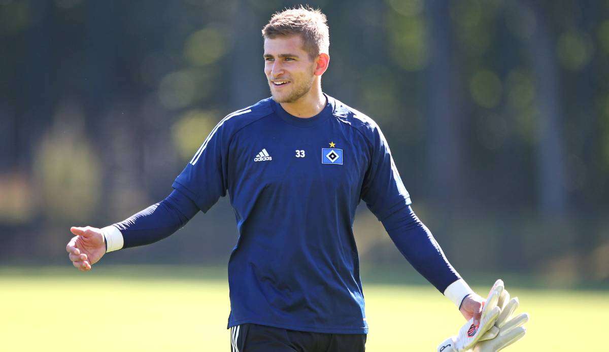 Julian Pollersbeck ist beim HSV nur noch die Nummer drei in der internen Rangfolge.