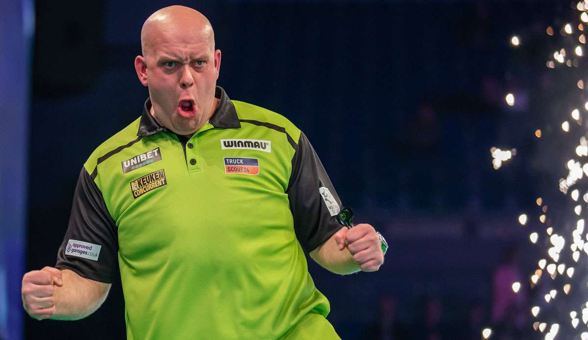 Michael van Gerwen gewann die World Series of Darts im vergangenen Jahr.