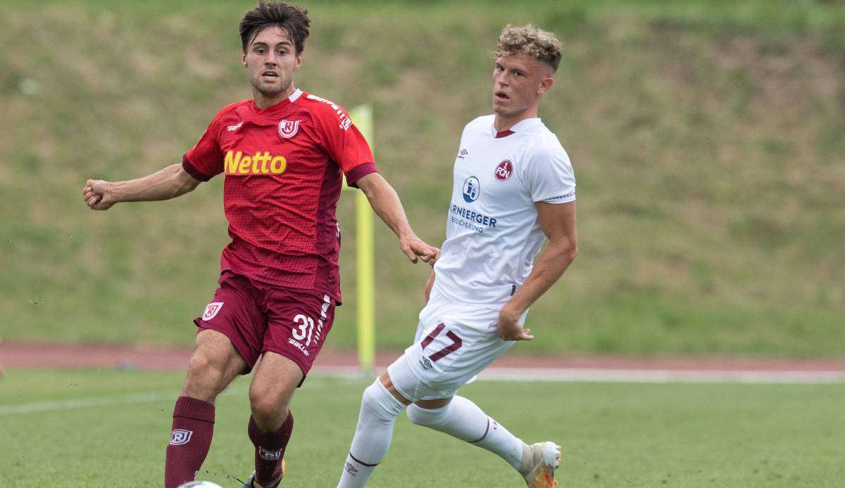 Jahn Regensburg und der FC Nürnberg haben sich im August in einem Testspiel aneinander gemessen.