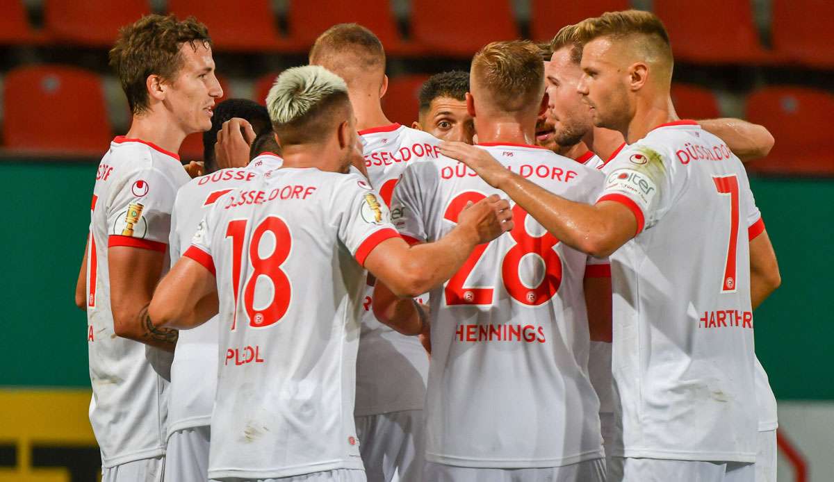 Fortuna Düsseldorf ist heute beim HSV zu Gast.