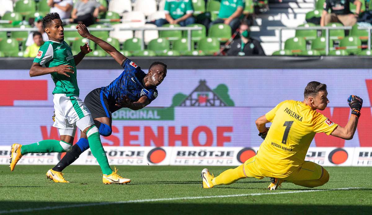 Herthas Lukebakio traf zum zwischenzeitlichen 2:0 für die Gäste.