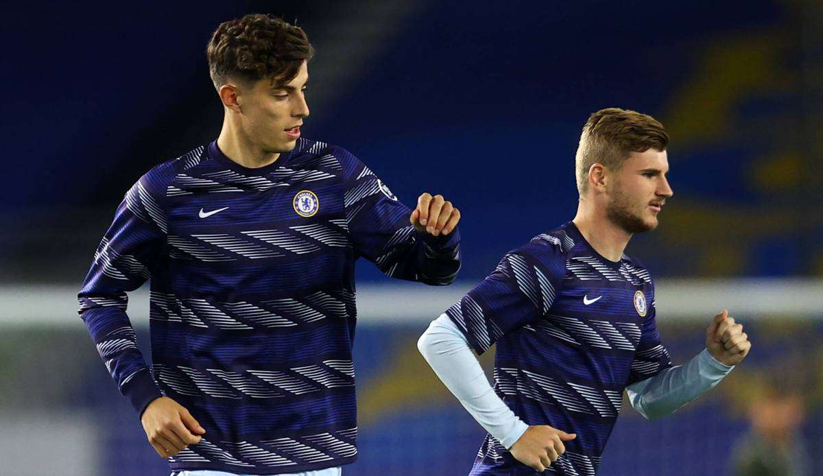 Timo Werner und Kai Havertz treffen mit dem FC Chelsea heute auf den FC Barnsley.