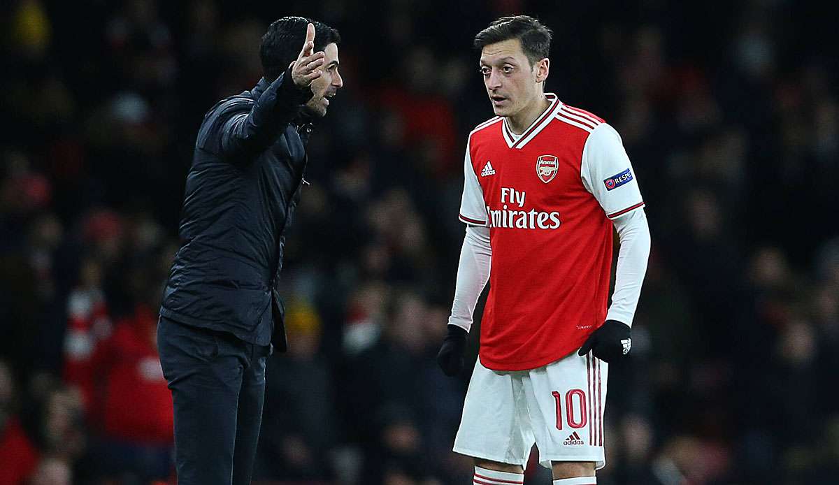 Mikel Arteta baut nicht auf die Dienste von Mesut Özil.